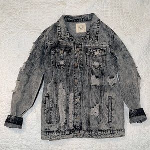 Distressed Denim Jacket
